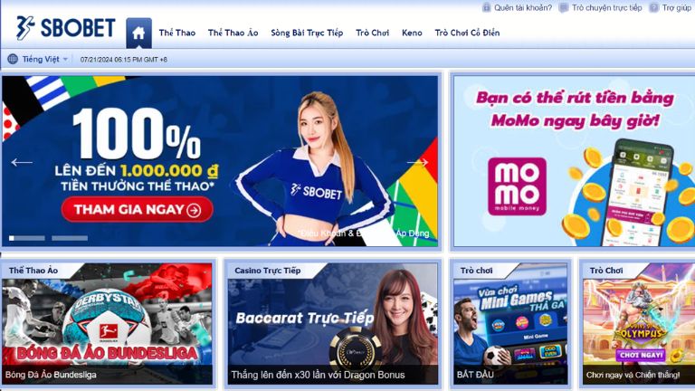 Sbobet hoạt động trong lĩnh vực gì?