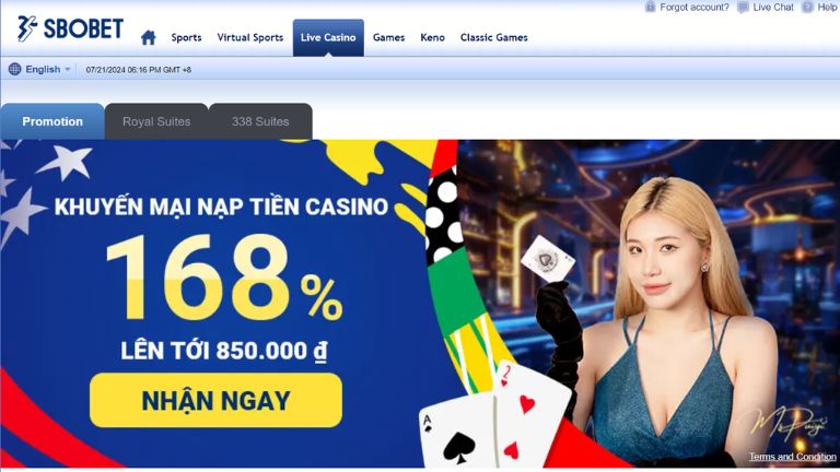 Tầm nhìn của nhà cái Sbobet