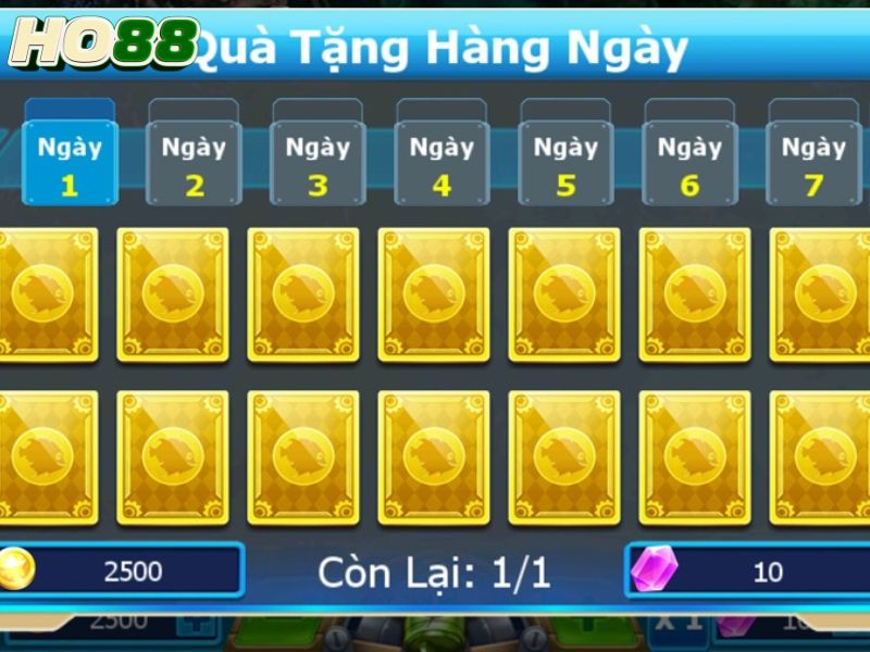 Khuyến mãi bắn cá điểm danh mỗi ngày nhận thưởng khủng